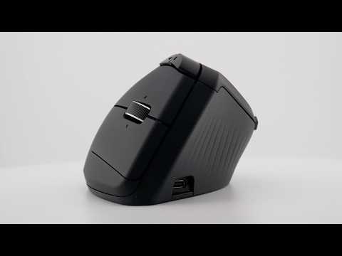 Kensington Pro Fit Ergo TB675 Vertical Wireless Trackball - YouTube