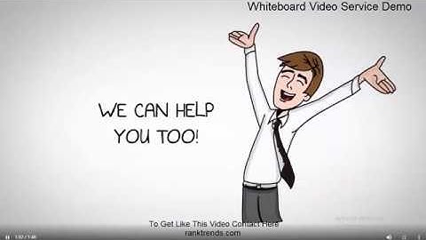 Whiteboard Animation Explainer Video Service Demo - Rank Trends