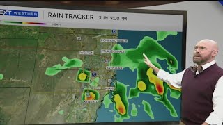 Clear skies to start Sunday but prepare for rainy afternoon and evening