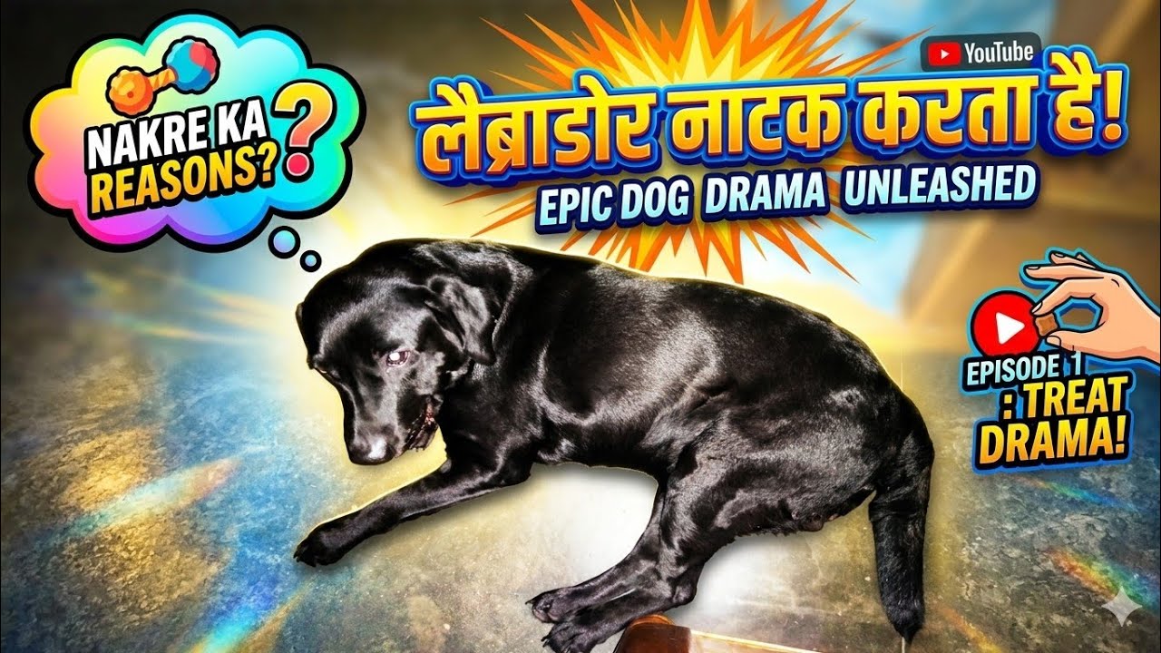 Hai Robi Labra dog khana khane mein Kitna natak karte Hai #robi #labrador - YouTube