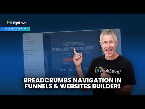 Breadcrumbs Navigation in Funnels Websites Builder