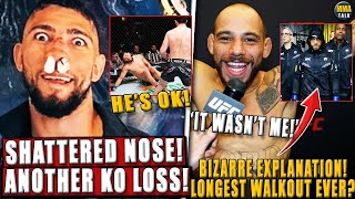 Johnny Walker&#39;s FIRST REACTION after KO loss! Fighter gives A BIZARRE explanation for 4-min walkout