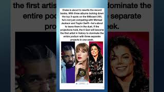 Drake BODY Michael Jackson & Taylor Swift 3 Albums, Top 3 Billboard! #drake #michaeljackson
