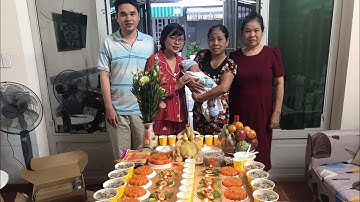 Tổng Hợp Hình Ảnh Mâm Cúng Đầy Tháng Thôi Nôi Đẹp Nhất! | Đồ Cúng Tâm Linh