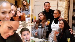 So Grateful Todayjennifer Lopez Shares Cute Family With Alex Rodriguez And Child On Thanksgiving