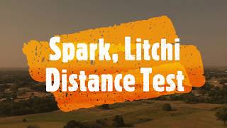 Spark, Litchi waypoint distance test'