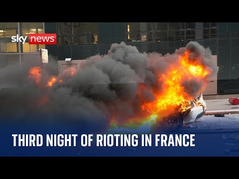 France riots: Three nights of violence after fatal police shooting of teenager