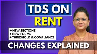 Details TDS on Rent Changes from 01 April 2026 - Form No. 141 - New Changes Explained Guide