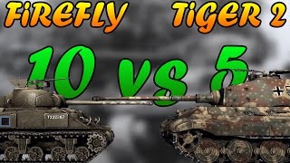 Men of War Assault Squad 2 - 10 Sherman Firefly Tank vs 5 SS King Tigers - Editor Scenario #24 screenshot 4