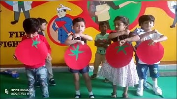 Aha tamatar bde mjedar | rhyme | kids | dance | learn with music