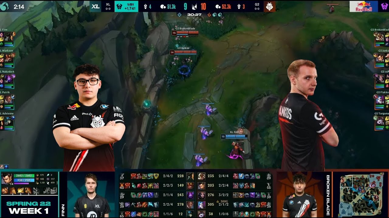 G2 Jankos and G2 Broken Blade on a Mission | Failed | XL vs G2