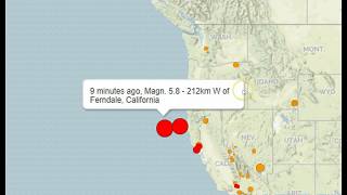Strong 5.8 Earthquake Strikes Off California's Coast