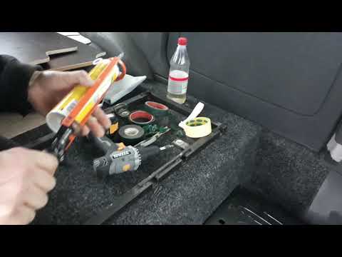 Двойное дно в багажнике своими руками