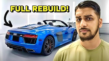 REBUILDING MY AUDI R8 WITH A BRAND NEW ENGINE BLOCK