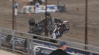 A. Romero And C. Frerichs Flip Tulsa Shootout Non-Wing Outlaw Race 136 Day 123125