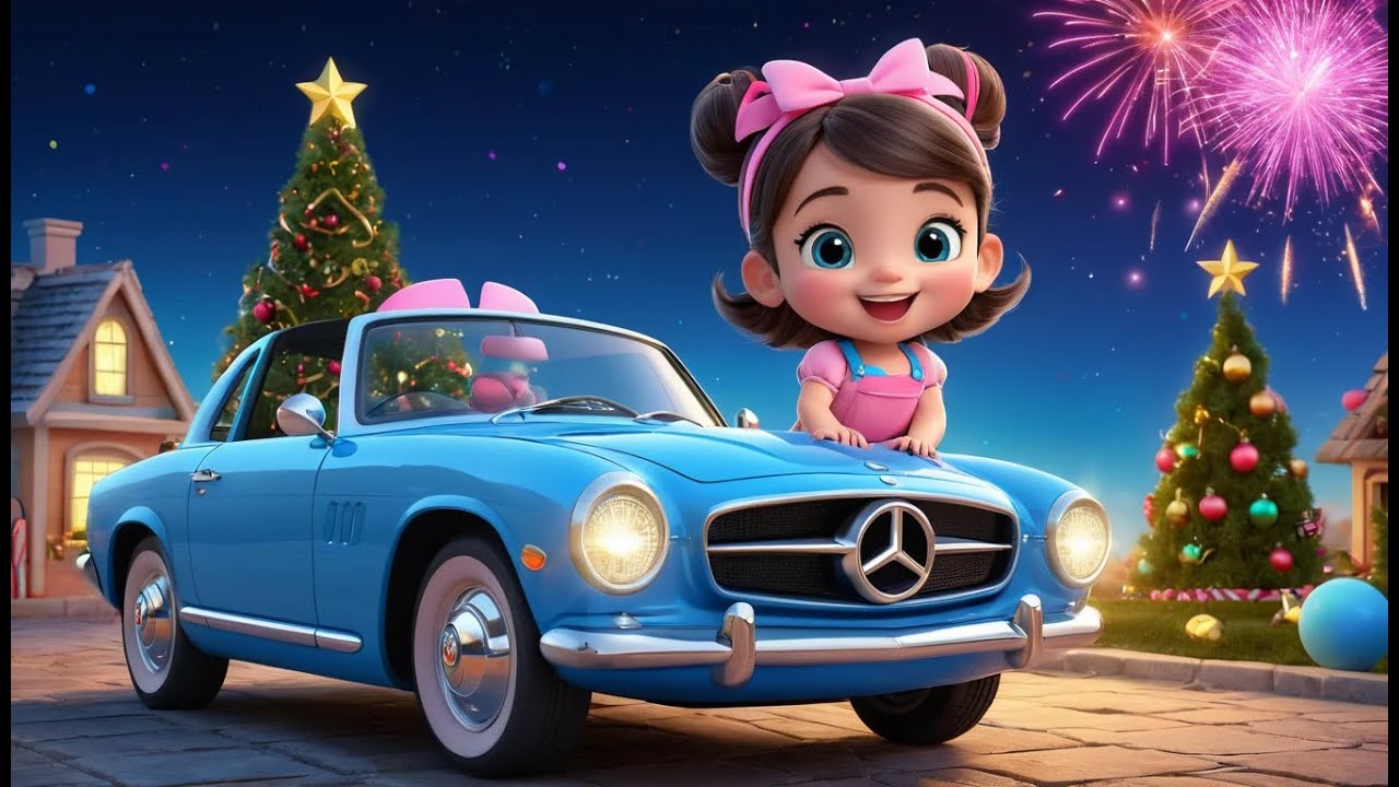 Magic Car New Year Countdown | Fun Nursery Rhyme for Kids | Baby Learning Song