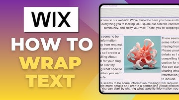 How To Wrap Text Around Pictures On Wix | Full Guide For Beginners