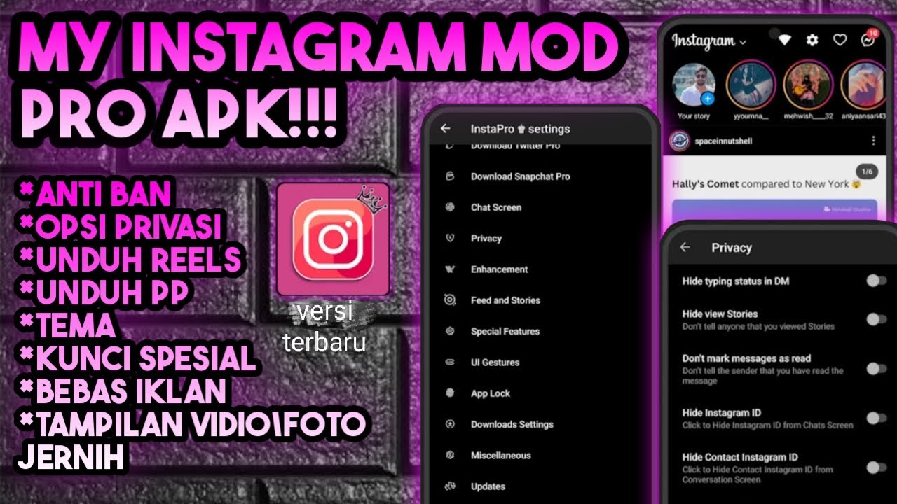 instander terbaru 2024 my Instagram mod apk terbaru 2024 free