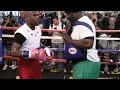 FLOYD MAYWEATHER; COMPLETE MITT WORKOUT vs Marcos Maidana BEST VIDEO
