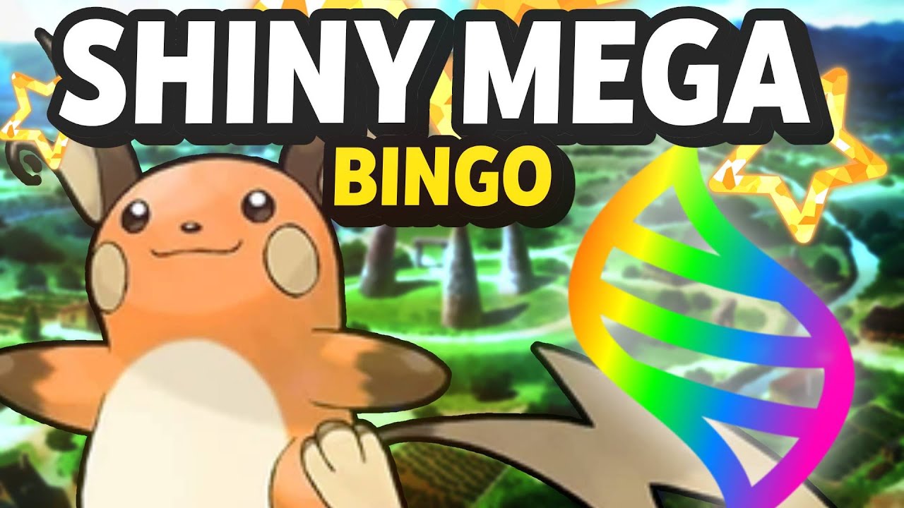 Shiny Hunting MEGA Pokemon BINGO RACE! - WilsonXp LIVE