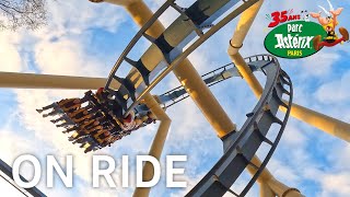 [ON RIDE] OzIris - inverted Roller Coaster - Parc Astérix Paris