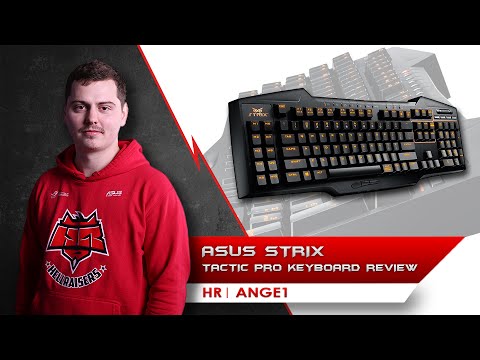 ASUS Strix Tactic Pro keyboard review by ANGE1 [+EN subs]