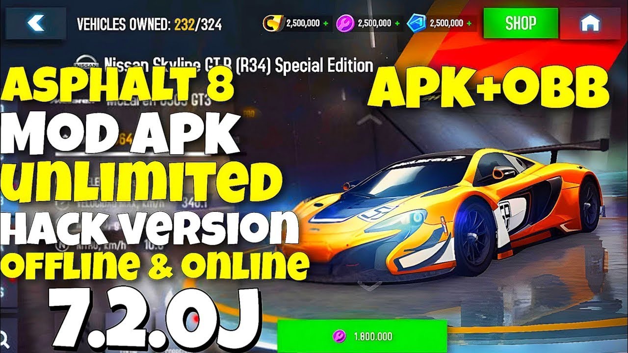 Asphalt 8 Airborne Apk Mod Dinheiro Infinito v8 0 0i
