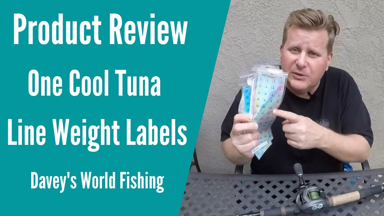 One Cool Tuna Line Weight Labels 
