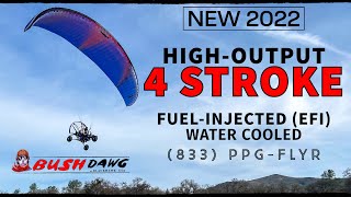 Meet The ALL NEW 2022 Bush Dawg 4 Stroke EFI Paramotor From BlackHawk!