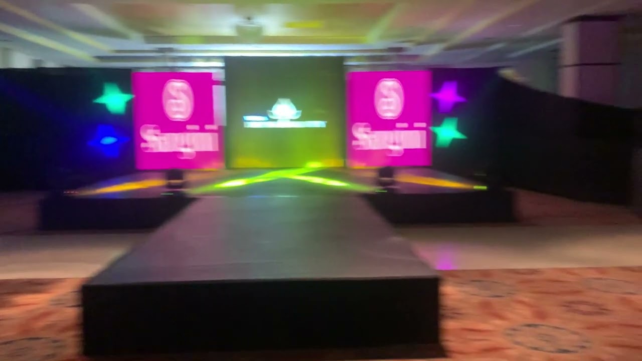 Team White Lion events : Divine Beauty Pageant Stage setup with Ramp ( Fashion event )