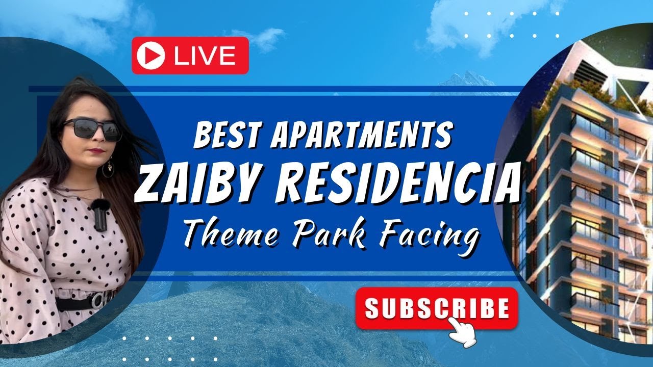 Theme Park Facing | 2 Bed & 3 Bed Apartments | Zaiby Residencia | By Athar Associates | Abudhabi.pk