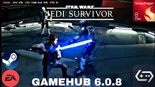 STAR WARS JEDI SURVIVOR - GameHub - 8 Elite (Redmagic 10 Pro) - EA App + Steam - 12GB RAM