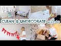 CLEAN AND UN-DECORATE WITH ME |  EXTREME CLEANING MOTIVATION  |  Emily Norris
