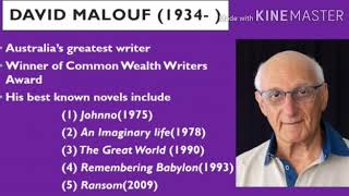 A Short Analysis of 'From Remembering Babylon ' by David Malouf