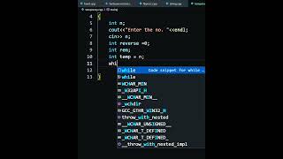 How to check no. is Palindrome or not in C++ #programming #coding #palindrome