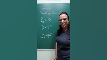 Transformar Fração em Número Decimal - #short - Vídeos Curtos - Professora Angela