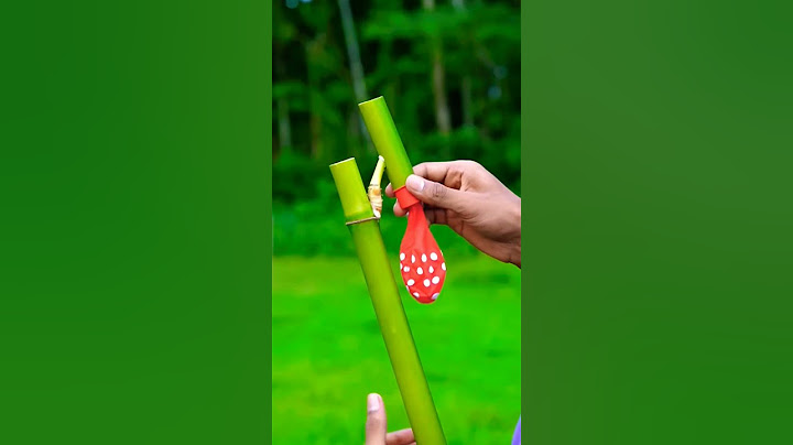 DIY Bamboo Creations with Single Balloone Slingshots #Bamboo #Diy #Slingshots #Bambooart