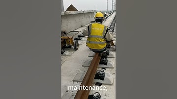 High-Speed Rail Tracks Are Built Without Gravel