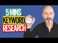 How to do KEYWORD RESEARCH For a local business // in 5 MINS, NO SEO EXPERIENCE and with FREE TOOLS