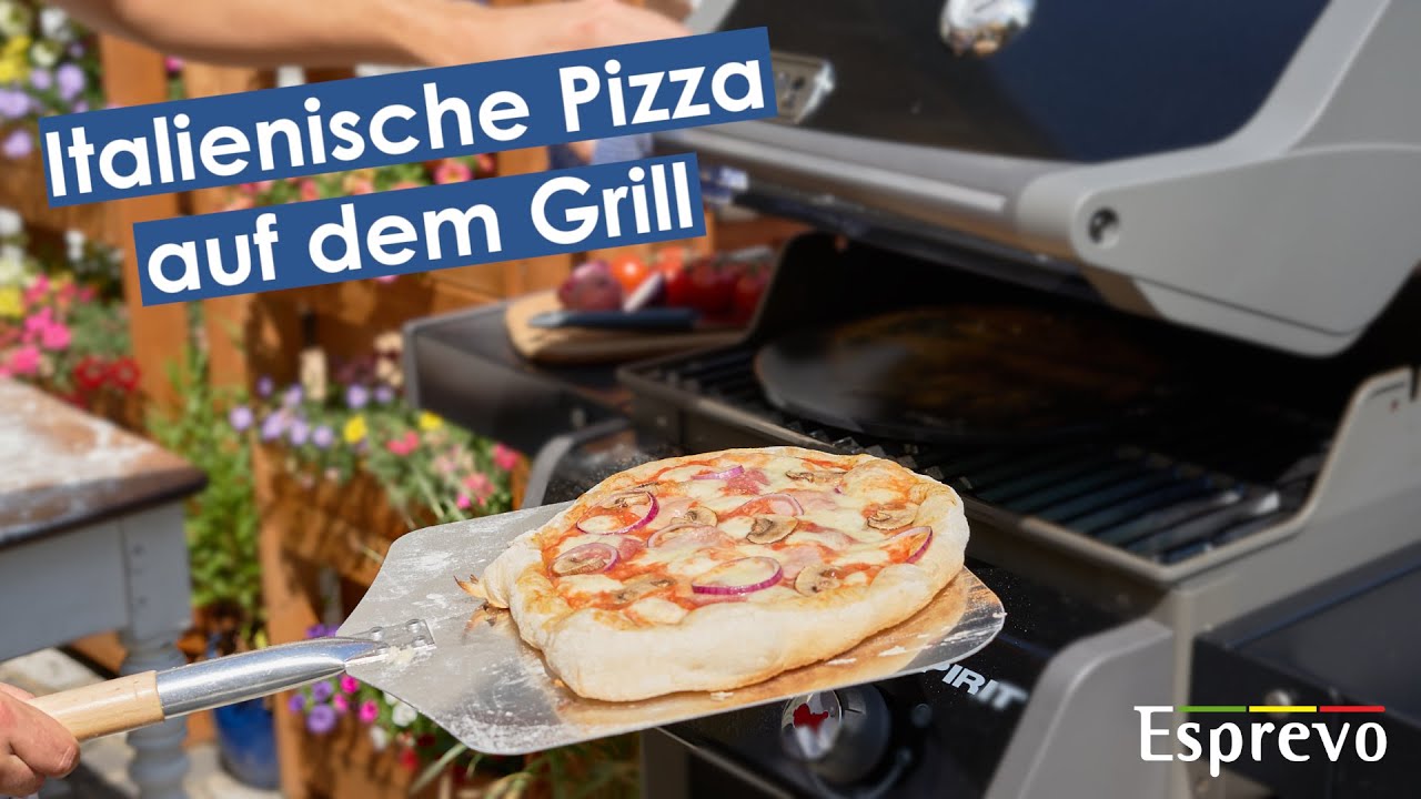 Leckere Pizza vom Grill - Pizzastein Grill Anleitung - YouTube