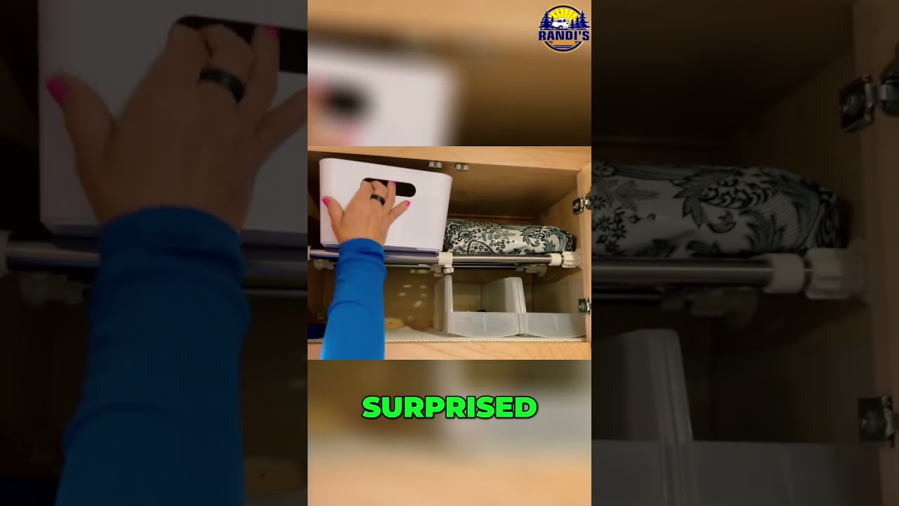 My FAVORITE Small Camper Storage Hack! 🤩 You'll Want THIS! 🤯 
