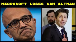 Microsoft LOSES Sam Altman PLUS a theory of what is ACTUALLY happening at OpenAI...