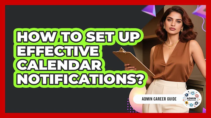 How To Set Up Effective Calendar Notifications?