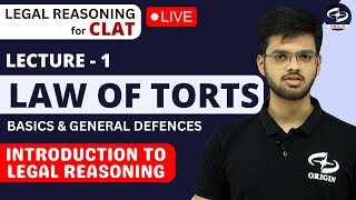 Celebrity Law of Torts L-1 | Legal Reasoning for clat 2025 Preparation | Abhyuday Pandey | NLSIU Bnagalore Profile
