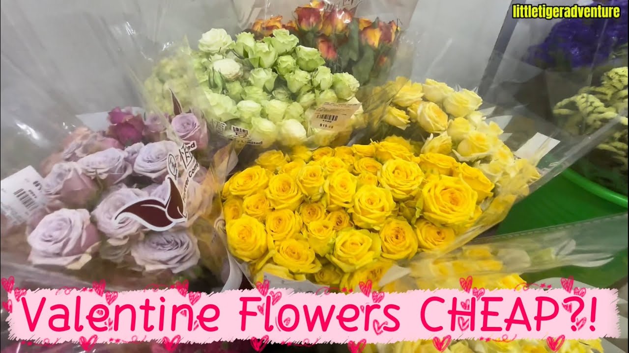 Affordable Valentine Flowers in Singapore?! 🌹 FarEastFloraMarket Tour