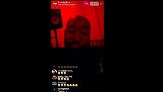 RAPPER FREDDIE GIBBS GOES LIVE WITH YOUNG CHOP AND SAYS NO ONE WILL TOUCH HIM‼️😱