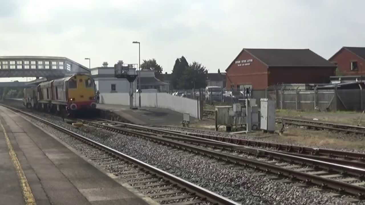 20312 and 20309 departs Bridgwater with 6M63 on 30th September 2014