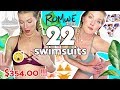 ROMWE BIKINI try on HAUL | CANADA 2018 Spring Break Massive Unboxing 22 swimsuits