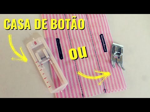 Vídeo: Como Costurar Casas De Botão