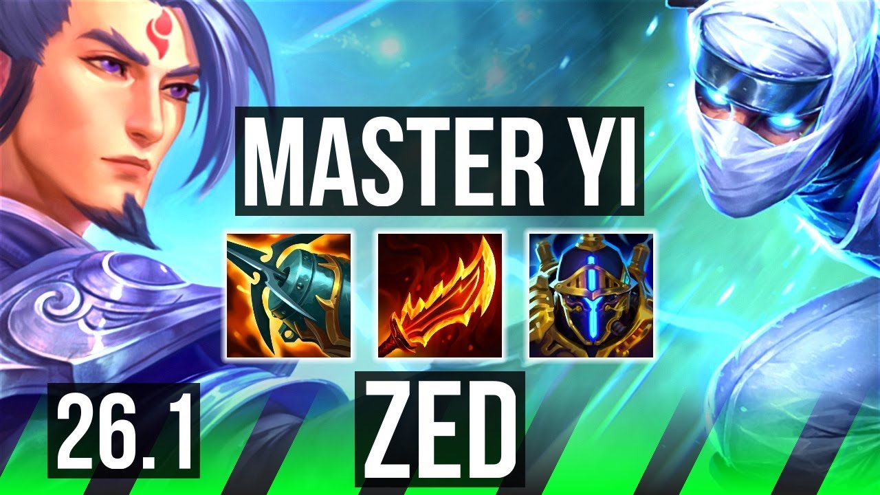 MASTER YI vs ZED (JGL) | 8k gold comeback | EUW Master | 26.1